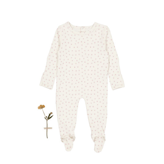Lovely Littles Pink Roseberry printed romper