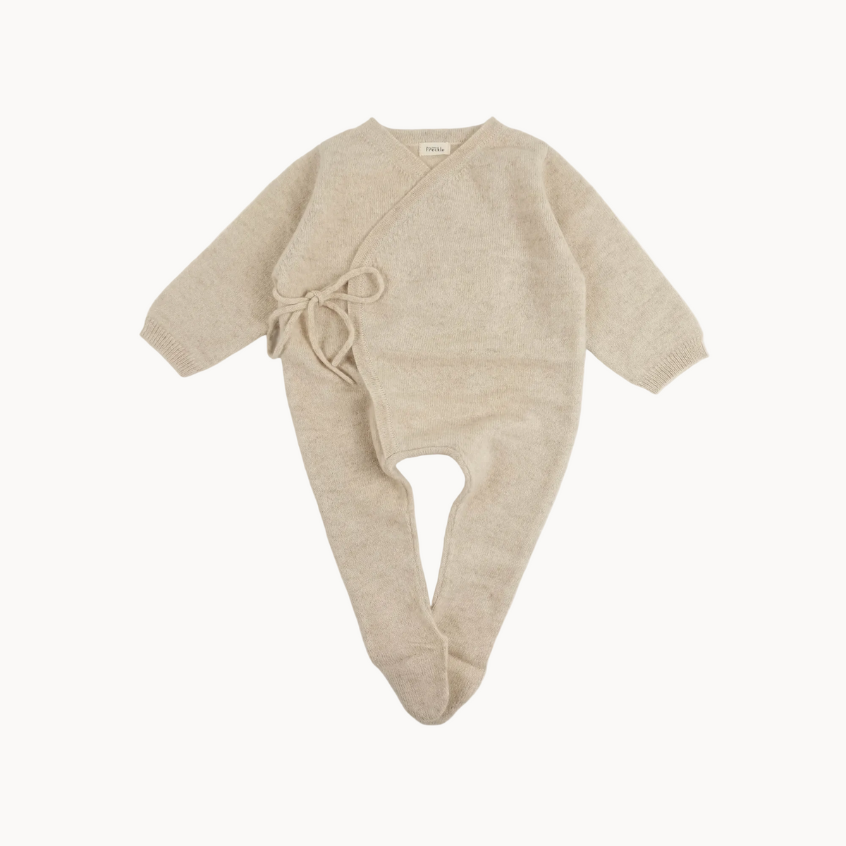Freckle Label Almond Cashmere Babygrow