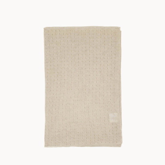 Freckle Label Almond Cashmere Blanket