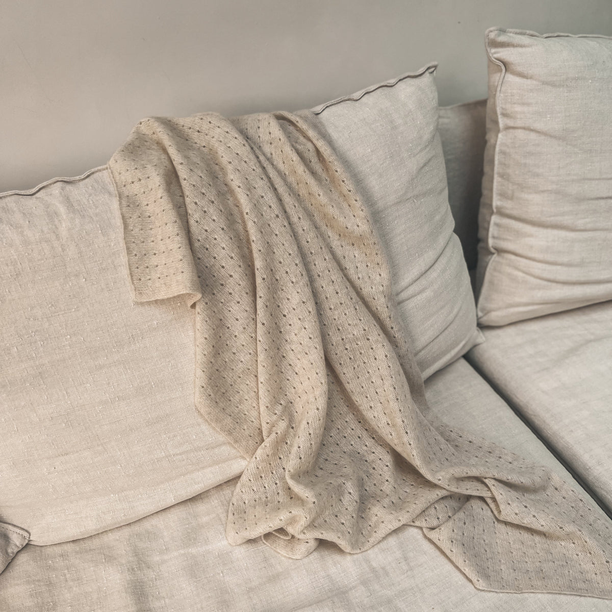 Freckle Label Almond Cashmere Blanket
