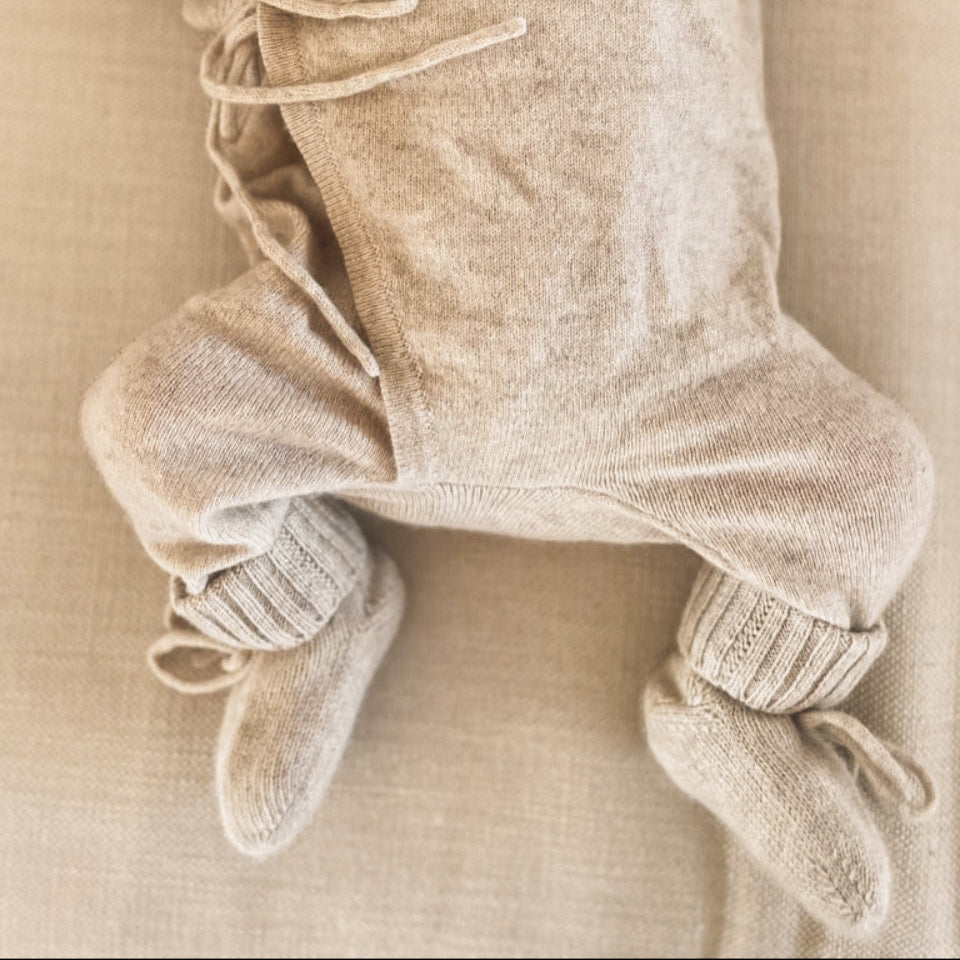 Freckle Label Almond Cashmere Booties