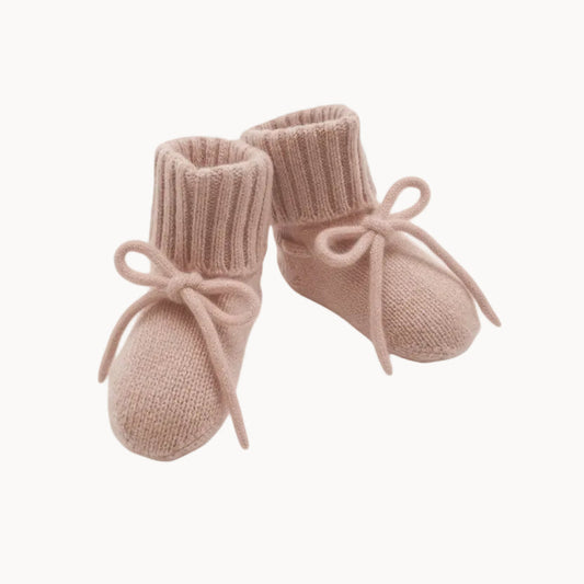 Freckle Label Dusty Rose Cashmere Booties