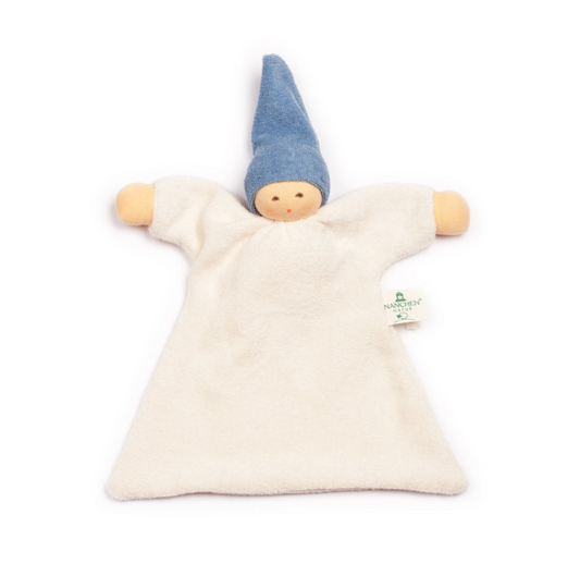 Nanchen Natur Organic Blanket Doll, Blue
